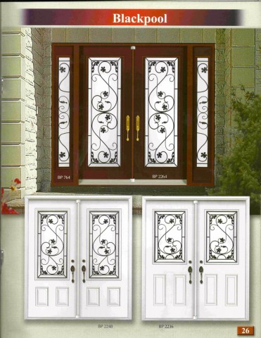 Iron Door Inserts In Ontario Top Window Products Shutter Outlet
