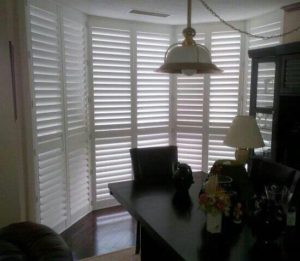 Plantation Shutter TransformationsPlantation shutters create a dramatic visual improvement while increasing privacy and functionality.