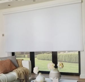 Blackout roller shades installed in Vaughan Ontario