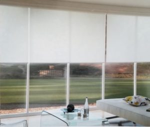  Custom roller shades installed in Stouffville Ontario 