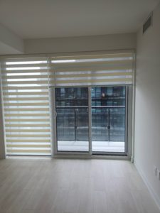 Motorized smart blinds installed in Vaughan Ontario luxury home