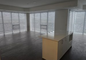 Custom zebra shades installed in Bracebridge Ontario home