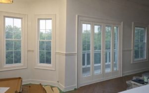 Before plantation shutter installation in Brooklin Ontario