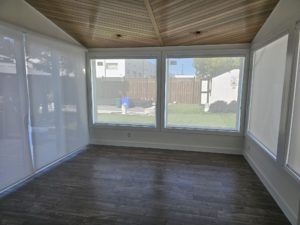  Solar shades installed in Stoney Creek Ontario living room
