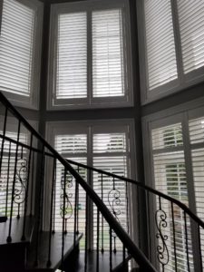 Custom zebra blinds installed in Fergus Ontario home