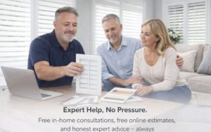 Plantation shutter consultation in Burlington Ontario