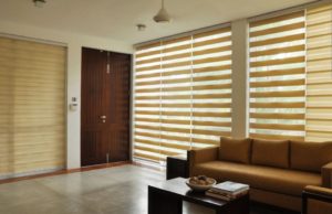 Custom Zebra Blinds for large windows in Oak  Ridges Ontario