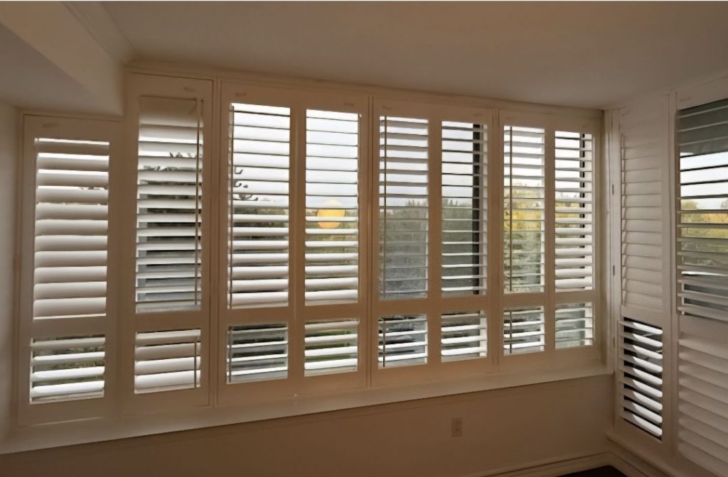 Custom window coverings installed by Shutter Outlet
