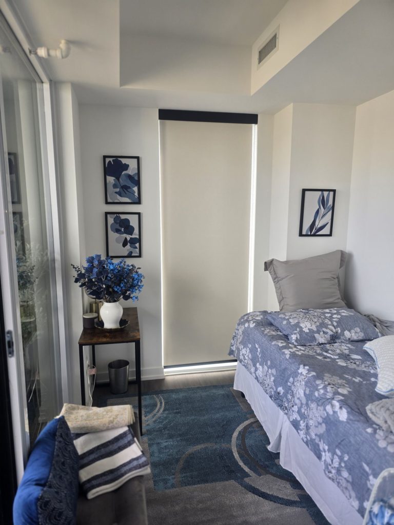 Custom shutters for front windows in Oakville and Burlington homes
