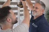 Professional custom blinds installation in Ontario home