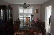 "dining room," "St. Catharines, Ontario," and "California vinyl shutters."